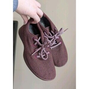 Allbirds Wool Runners Tuke Jam in Burgundy Maroon Comfort Sneakers: Women's 6